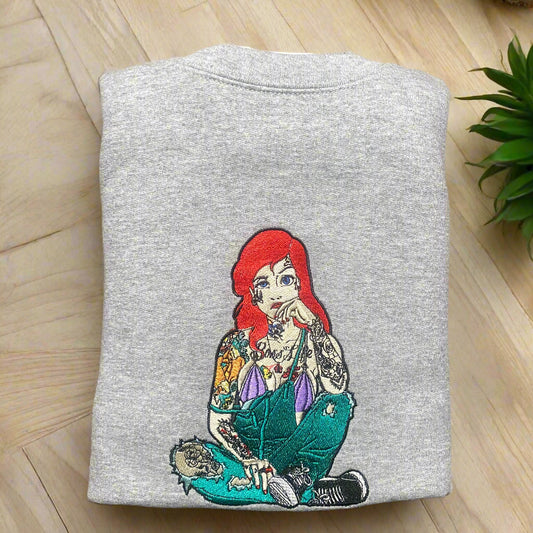 Mermaid with tattoos