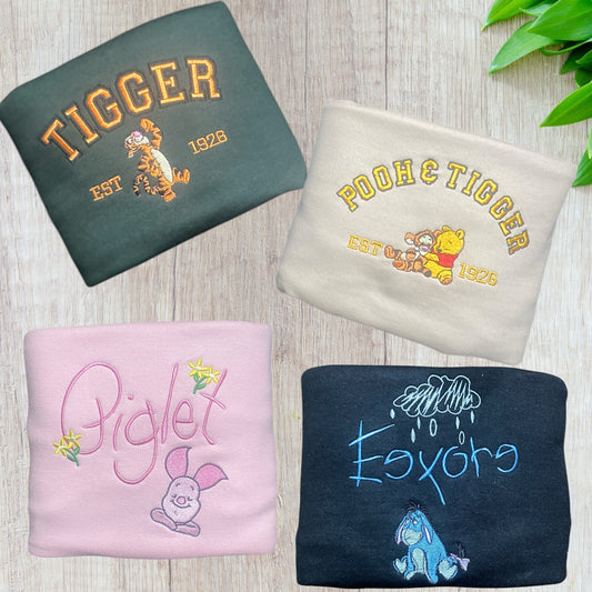 Tiger, Honey Bear, Pink Pig, Sad Donkey